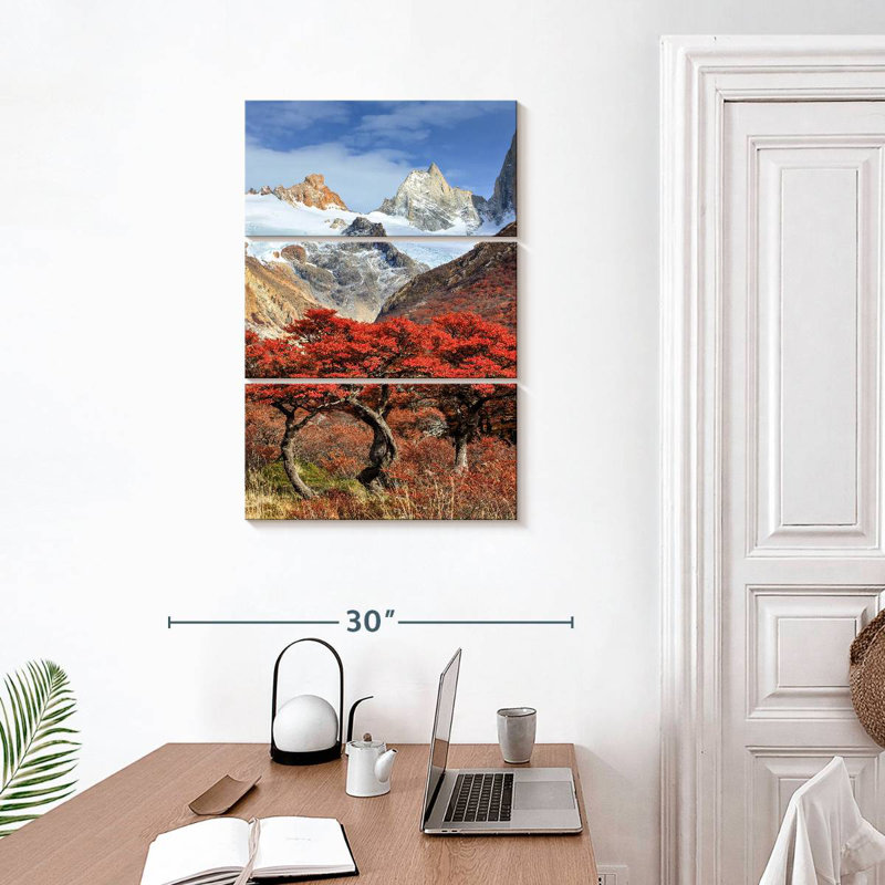Arbres rouges Alvord Fitz Roy, H 32 po x l 20 po