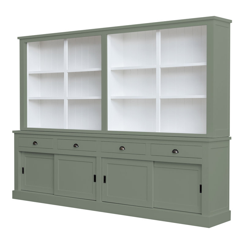 Byers Display Cabinet, Cement Grey
