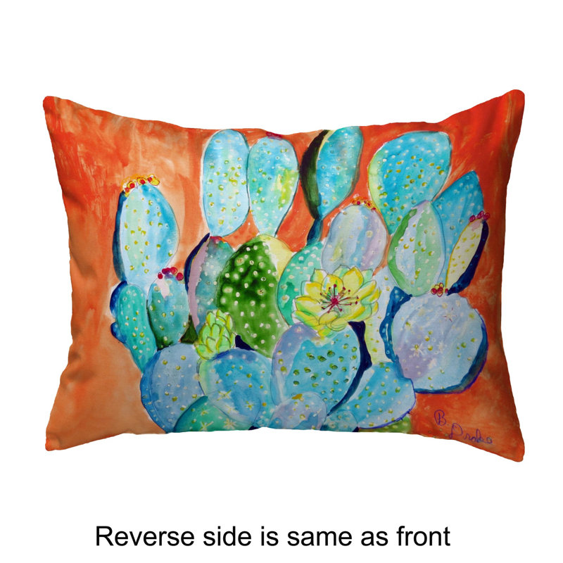 Outdoor Reversible Throw Pillow
