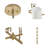 Elegenza Antique Gold 6 Light Chandelier-106588732