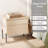 Modern Minimalist Nightstand Set Of 2, Reeded Wood End Table Set Of 2 With Built-In Charging Station For Bedroom, Living Room,Entryway-1473569465-1473569464