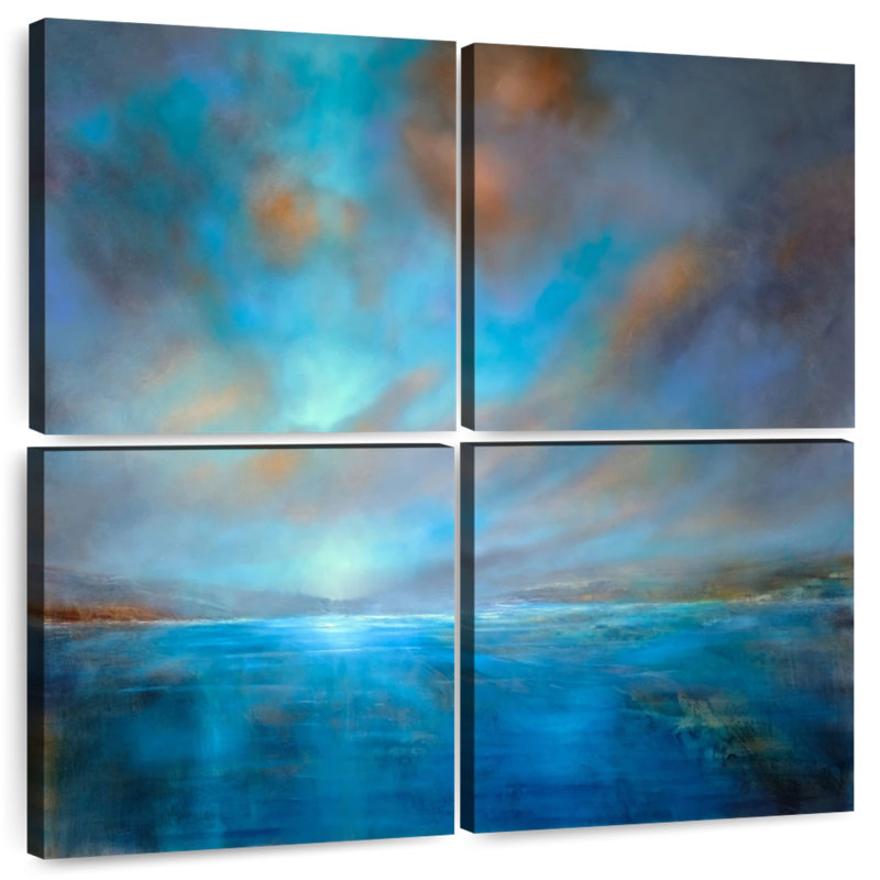 Blue Expanse, 38" H x 38" W
