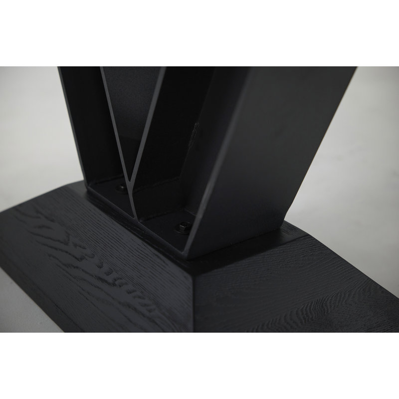 Savant Shufflboard Table in Black Ash