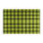 Checkered Green Indoor and Outdoor Area Rug-1455060516