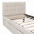 Upholstered Platform Bed With 2 Drawers-1210251145