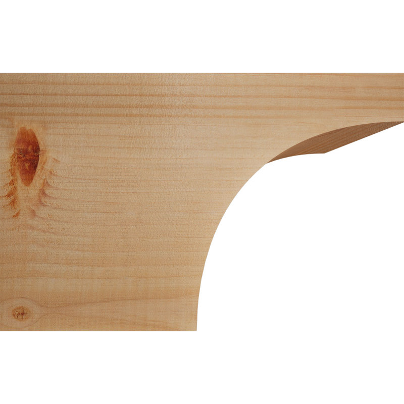 Queue de chevron lisse Huntington, Sapin de Douglas, H 8 po x l 5 1/2 po x L 12 po