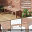 Banc d'extérieur sans dossier, banc de jardin robuste et durable-487042439-479074919