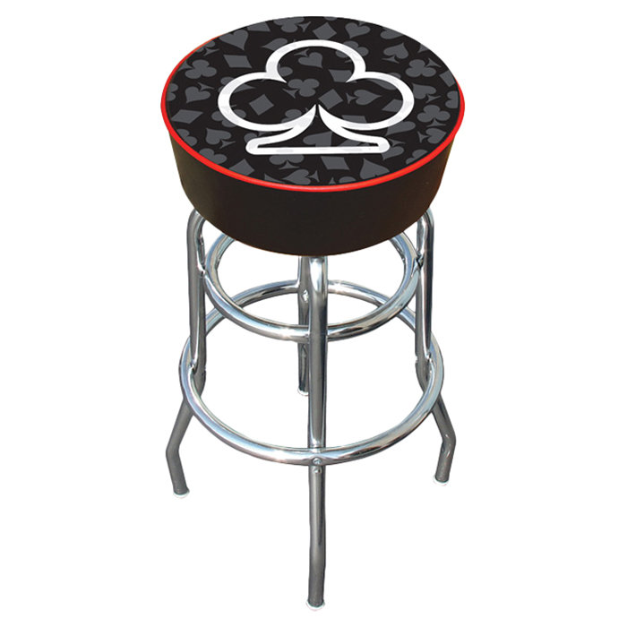 Four Aces Swivel Upholstered Counter Stool