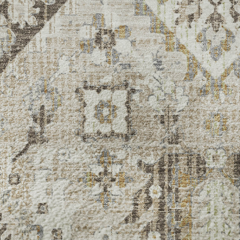 Premium Machine Washable Ariel Global Rug, Rectangle 10' x 14'