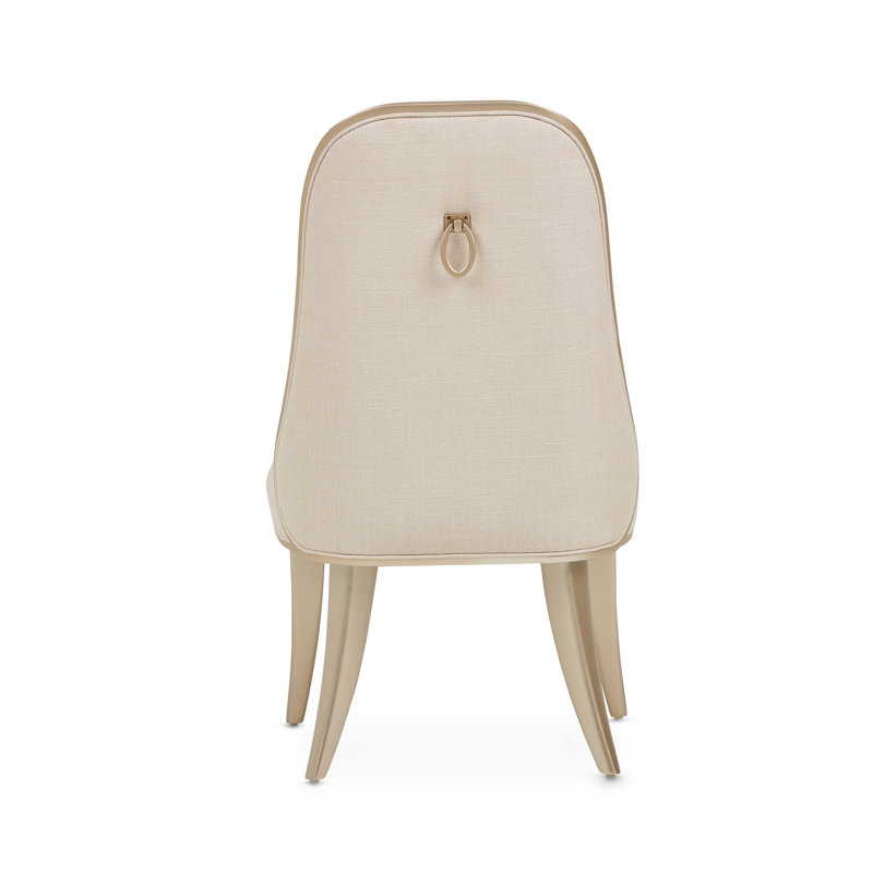 Villa Cherie Tufted Dining Side Chair, Caramel