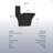 Elongated One Piece Toilet with ADA Comfort Height, Seat Chair Height 17.3" Modern Toilet for Bathroom, High Efficiency Dual Flush 1.1/1.6 GPF, MAP 1000g, 12" Rough-In, Soft Closing Seat-116622608