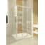 Bridgeway 1000mm W x 1850mm H Single Added Framed Shower Door with Glass