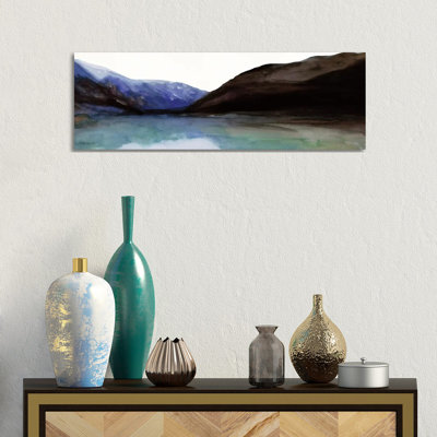 Reflection Lake II by Stellar Design Studio - Panoramic Painting on Canvas