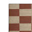 Tapis d'intérieur et d'extérieur à carreaux brun-30099187
