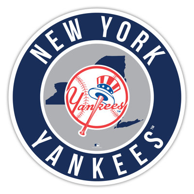 New York Yankees Bright Line - 16" Circle With State