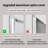 65x21in Full Body Mirror with Lights, Wall-Mounted, Dimming, and 3-Color Lighting for Bedrooms