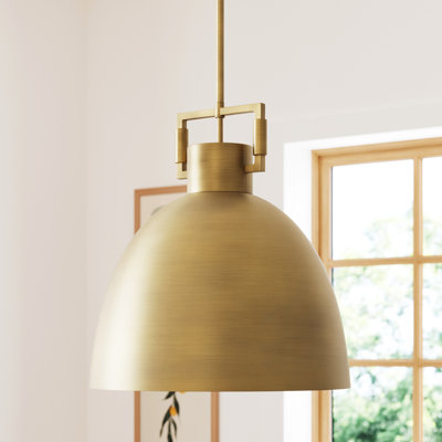 Luminaire suspendu géométrique simple à 1 lumière