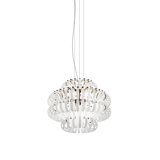 Ecos Suspension 60C White Striped Matt Bronze 2 E26 Ul
