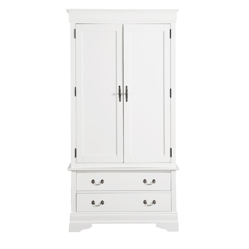 Armoire Glory Furniture Louis Phillipe G3105-A, Blanc