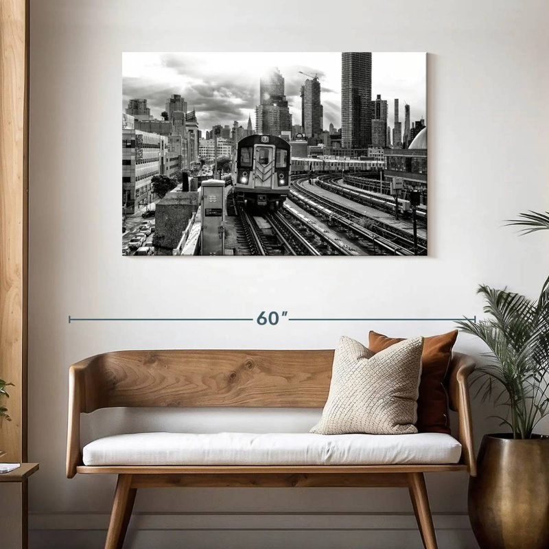 Mehar Line 7 Subway, 30" H x 45" W
