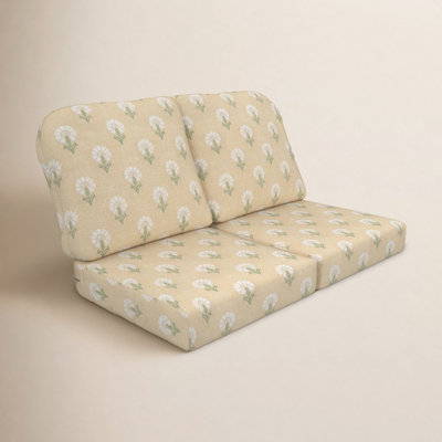 Amala Sunbrella® Indoor/Outdoor Loveseat Cushion
