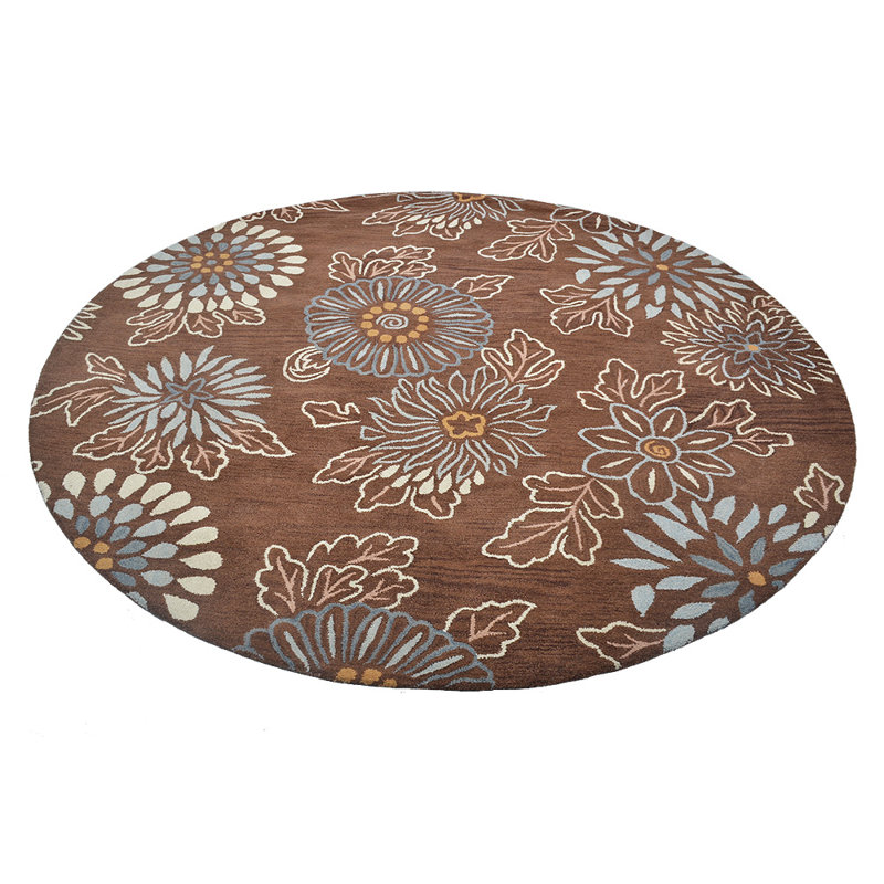 Tapis ronds touffetés à la main Candiss, Rond 8 pi