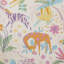 Housse de couette simple avec motif réversible et motifs de jungle colorés