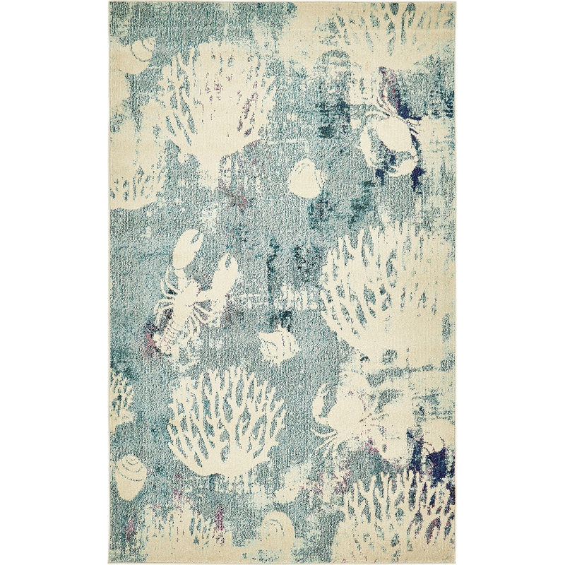 Esposito Washable Animal Print Indoor Rug, Rectangle 8' x 10'