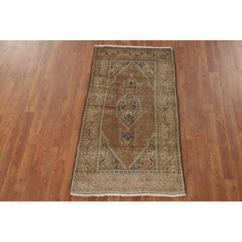 Tapis traditionnel rétro délavé 3 x 5