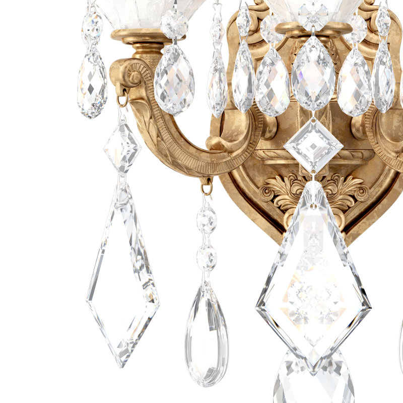 La Scala Candle Wall Light, French Gold