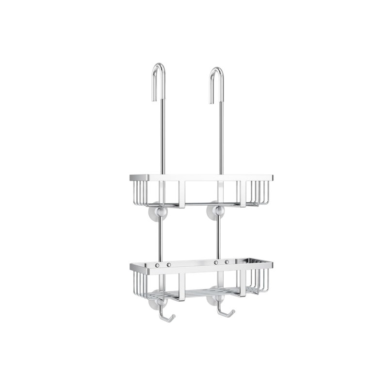 Over-the-Door Stainless Steel Shower Caddy