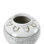 Pot en porcelaine blanc cassé 13 po Bracey
