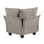 4 modulaires pour le salon avec un rembourrage en mousse, des coussins de siège réversibles et des housses amovibles Coussin modulaire revêtu de chenille 300 lb par capacité