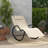 Arlmont & Co. 1 Pcs Outdoor Rocking Lounge Chair With Removable Headrest Breathable Backrest & Seat-1988790812