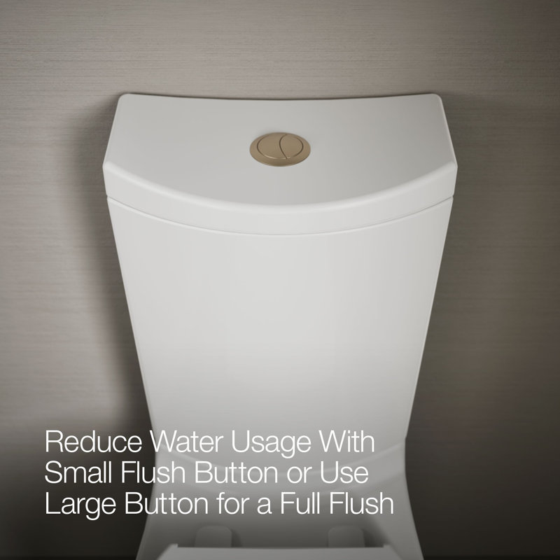 Kohler Persuade Dual-Flush Actuator, Vibrant Brushed Bronze