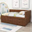 Lit de jour en bois avec tiroirs et tablettes Kouta-735083520-735083521