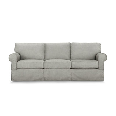 Monique 94.5"" Rolled Arm Slipcovered Sofa with Reversible Cushions -  Wayfair Custom Upholstery™, 97D6EE40D47F4994A1FDAF8DAB970386