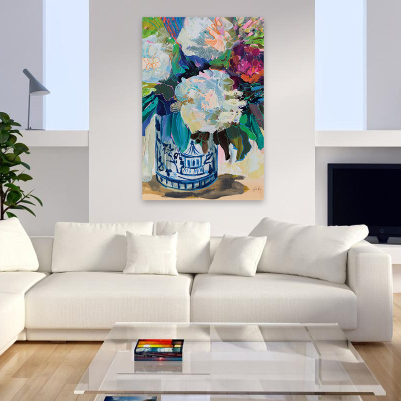 Contemporain et BCBG August Bloom, H 48 po x l 32 po
