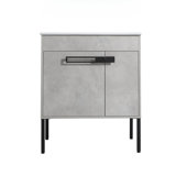 Fredina 29.31'' Single Bathroom Vanity with Wood Top