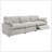 Hollander Grey Modular Power Reclining Sofa