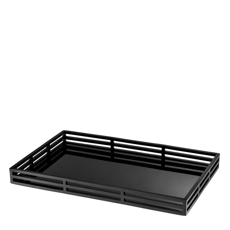 Giacomo Decorative Tray, Black