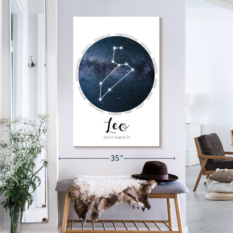 " Leo Constellation " by Luna Lyric, 39" H x 26" W x 1.25" D