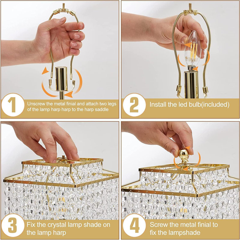 Crystal Touch Desk Lamp