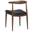 Chaise d'appoint en cuir Hasbrouck-66320226