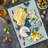 Ambesonne Alice in Wonderland Cutting Board Large Size Lady with Tea Multicolor