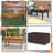 HeavyDuty Multipurpose Outdoor Waterproof Rectangle Table Cover, Durable & UV Resistant Patio Table Cover-1681275845-1681275840