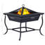 Ashita Square Steel Wood Burning Smokeless Fire Pit