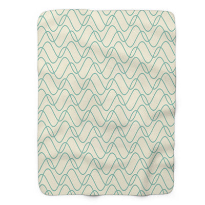 Beige menthe - 1 pièce Sherpa Premium