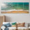 Ensemble d'art mural 5 pièces Coastal Waves