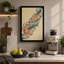 Ornamental Fish Dance Japandi - Wrapped Canvas-545936802-545936824